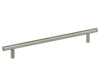 7-5/8" Center-to-Center Omnia Modern Bar Cabinet Pull Satin Stainless Steel - New York Hardware