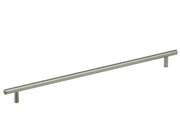 12-5/8" Center-to-Center Omnia Modern Bar Cabinet Pull Satin Stainless Steel - New York Hardware