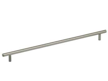 12-5/8" Center-to-Center Omnia Modern Bar Cabinet Pull Satin Stainless Steel - New York Hardware
