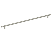 17-5/8" Center-to-Center Omnia Modern Bar Cabinet Pull Satin Stainless Steel - New York Hardware
