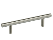 3-3/4" Center-to-Center Omnia Modern Bar Cabinet Pull Satin Stainless Steel - New York Hardware
