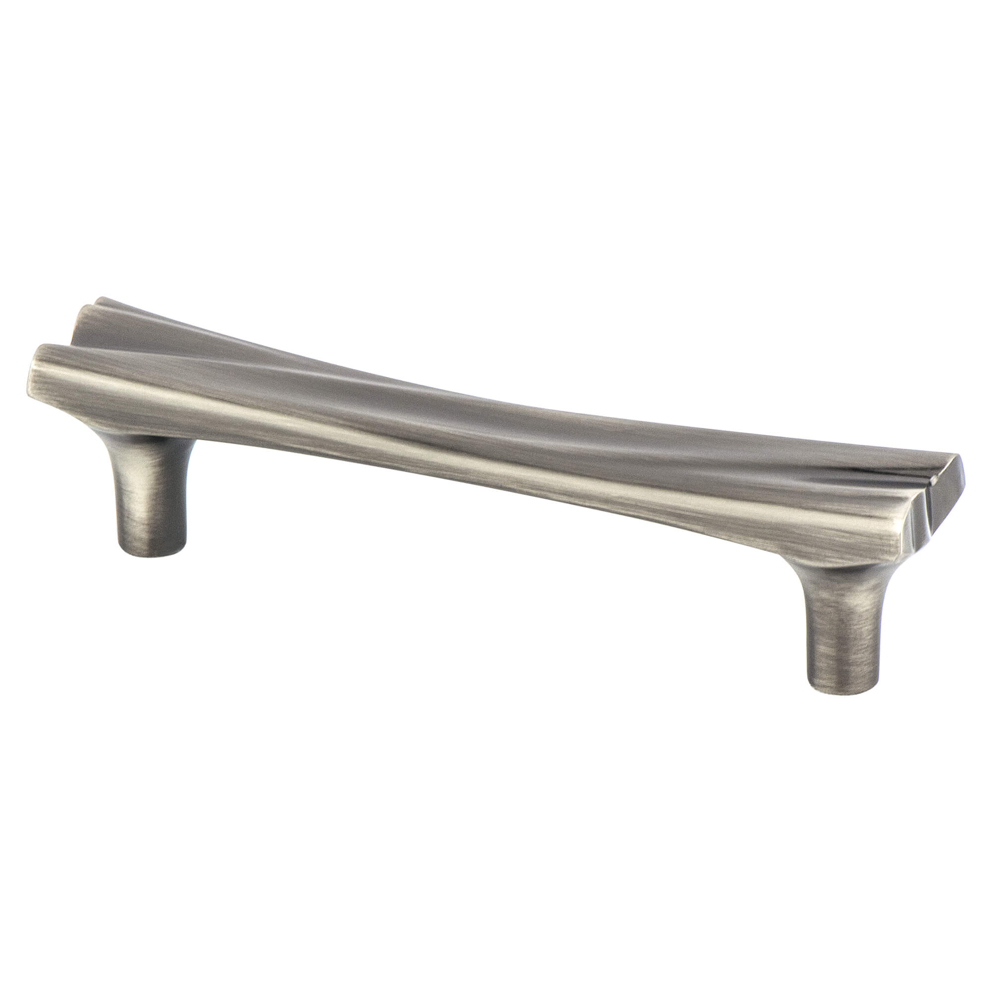 Brushed Tin - 96mm - Puritan Pull by Berenson - New York Hardware