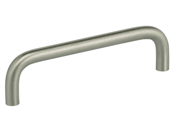 4" Center-to-Center Omnia Steel Wire Cabinet Pull Satin Stainless Steel - New York Hardware
