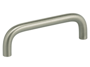 4" Center-to-Center Omnia Wire Cabinet Pull Satin Stainless Steel - New York Hardware