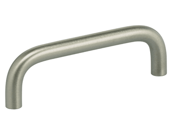 4" Center-to-Center Omnia Wire Cabinet Pull Satin Stainless Steel - New York Hardware