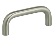 3" Center-to-Center Omnia Wire Cabinet Pull Satin Stainless Steel - New York Hardware