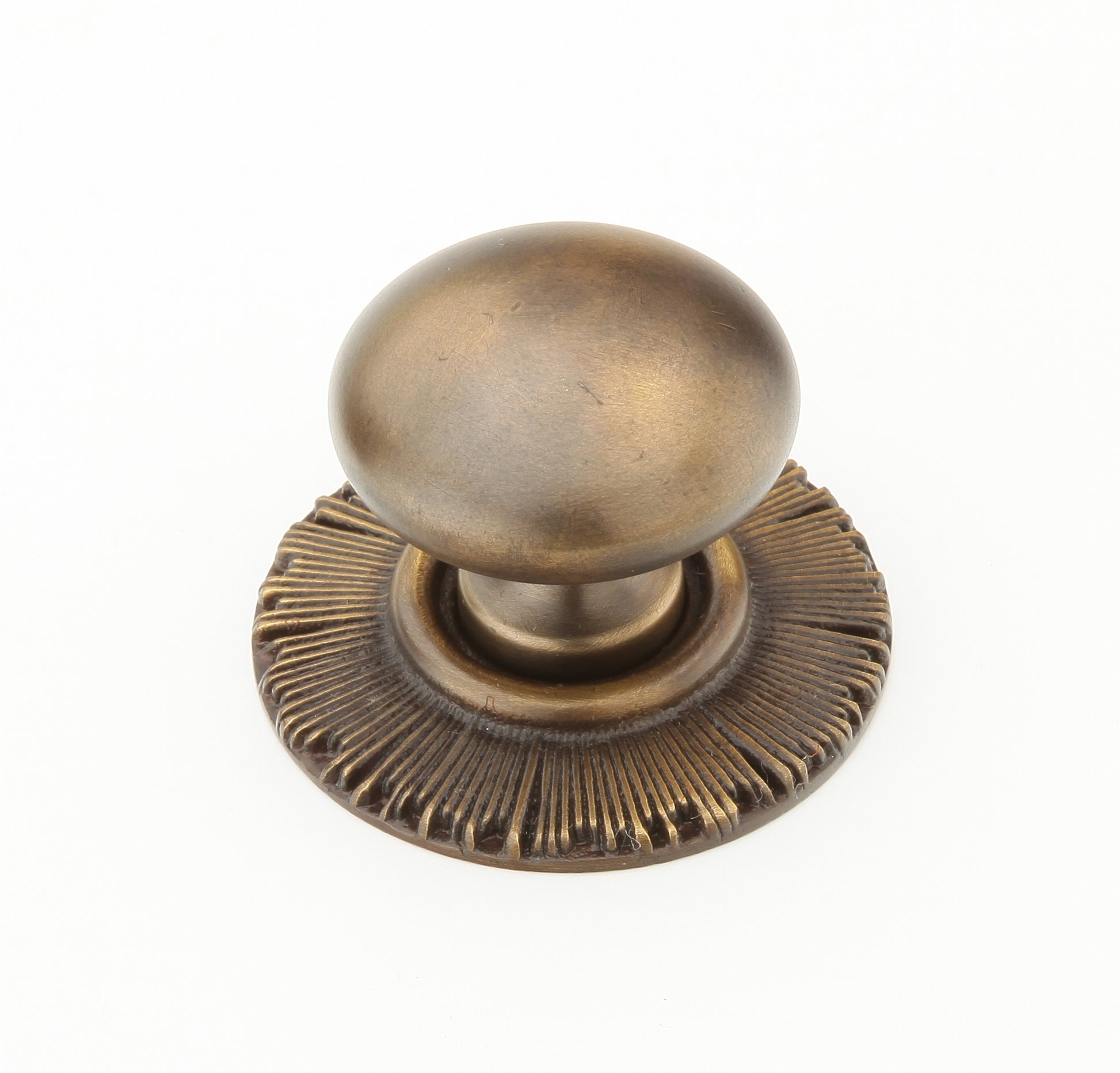 Sunbusrt Smooth Knob w/ Backplate by Schaub - New York Hardware, Inc