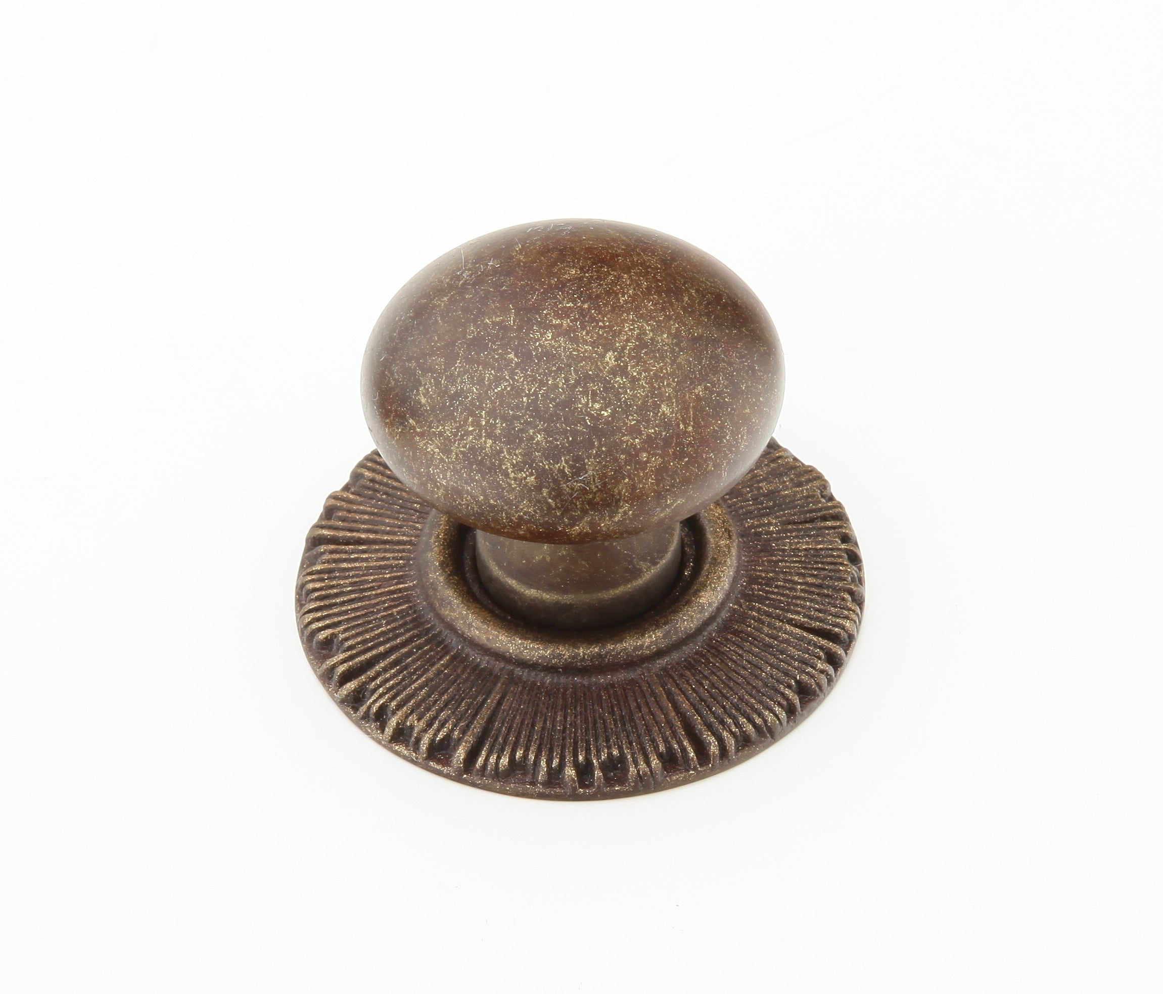 Sunbusrt Smooth Knob w/ Backplate by Schaub - New York Hardware, Inc