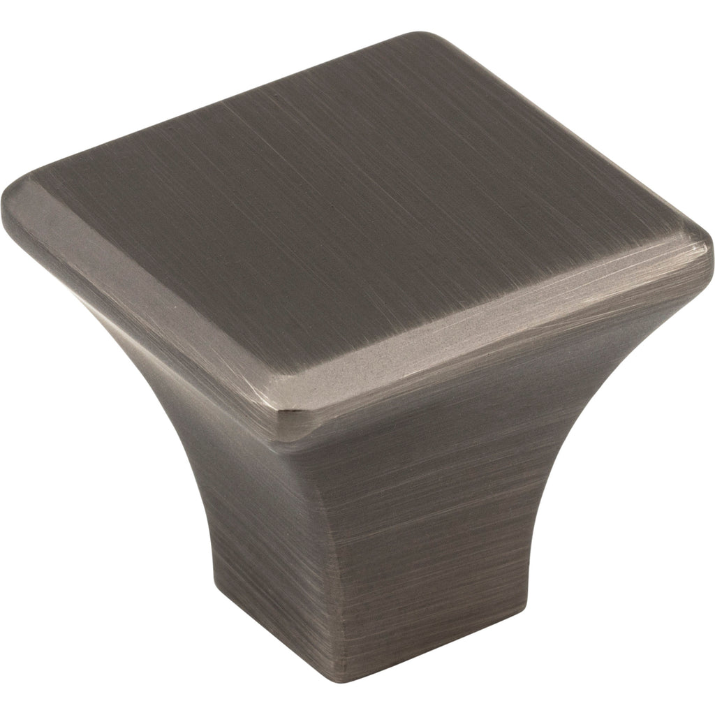 Square Marlo Cabinet Knob by Jeffrey Alexander - Brushed Pewter