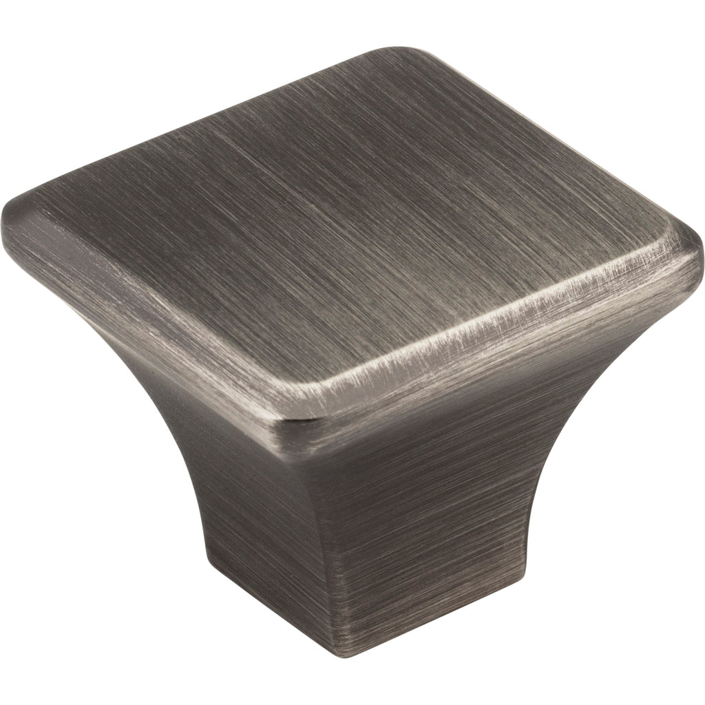 Square Marlo Cabinet Knob by Jeffrey Alexander - Brushed Pewter