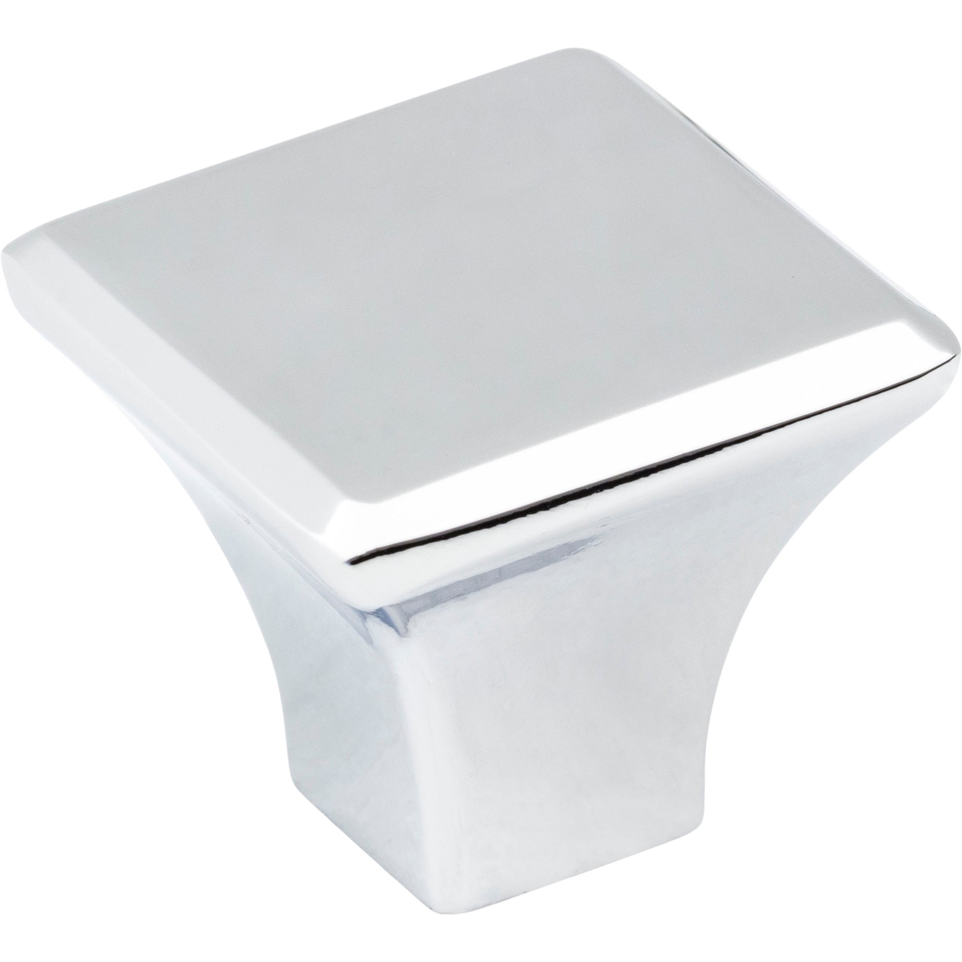 Square Marlo Cabinet Knob by Jeffrey Alexander - Polished Chrome