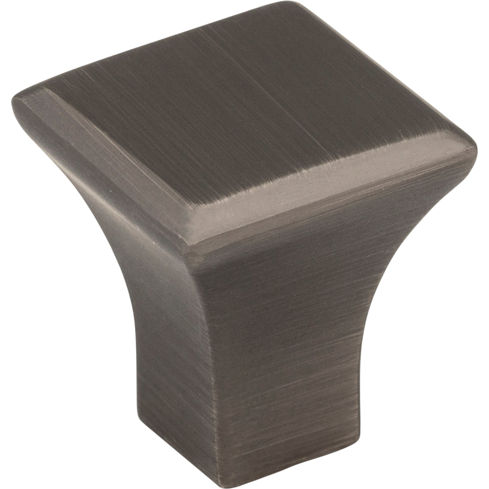 Square Marlo Cabinet Knob by Jeffrey Alexander - Brushed Pewter