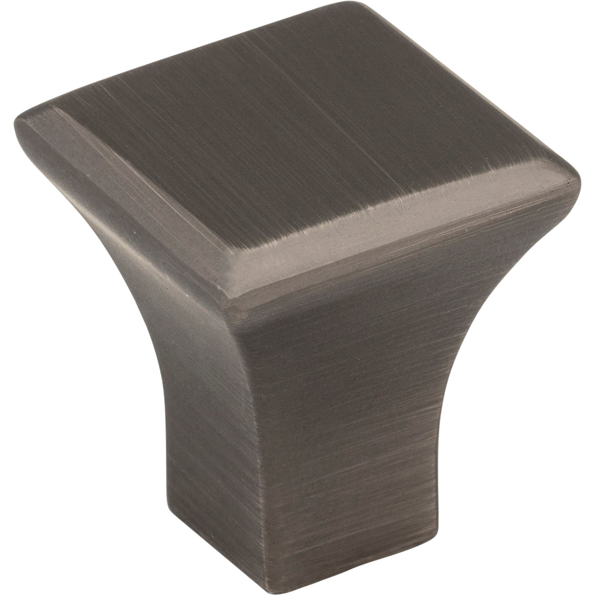 Square Marlo Cabinet Knob by Jeffrey Alexander - Brushed Pewter
