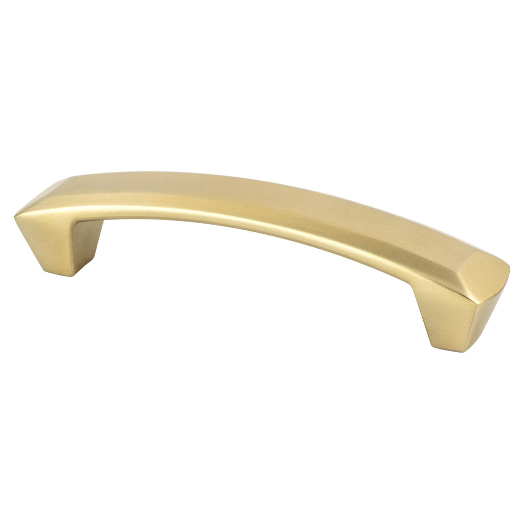Modern Brushed Gold - 96mm - Laura Pull by Berenson - New York Hardware
