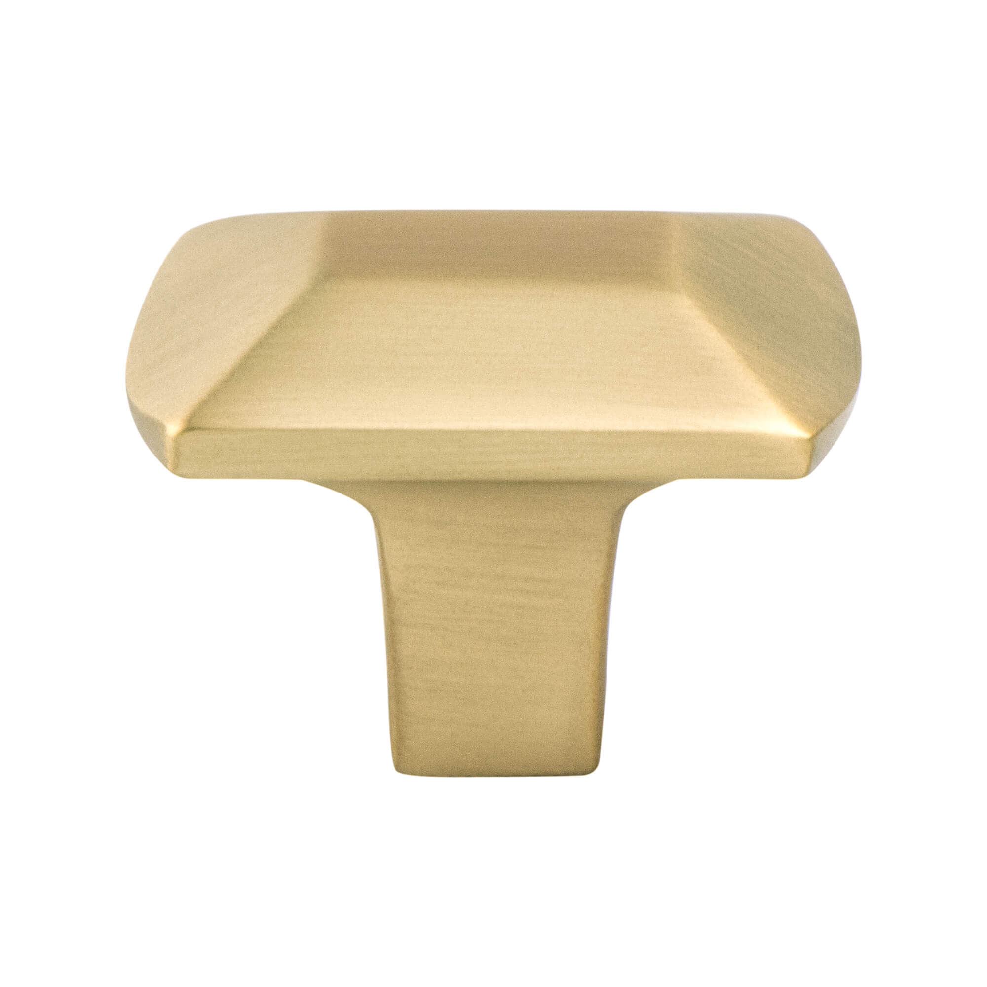 Modern Brushed Gold - 1" - Laura Knob by Berenson - New York Hardware