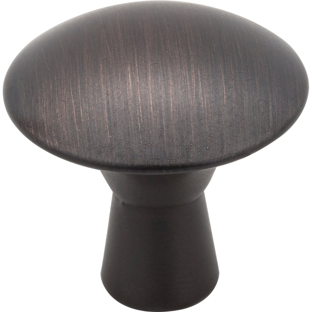 Zachary Cabinet Mushroom Knob by Elements - Brushed Oil Rubbed Bronze