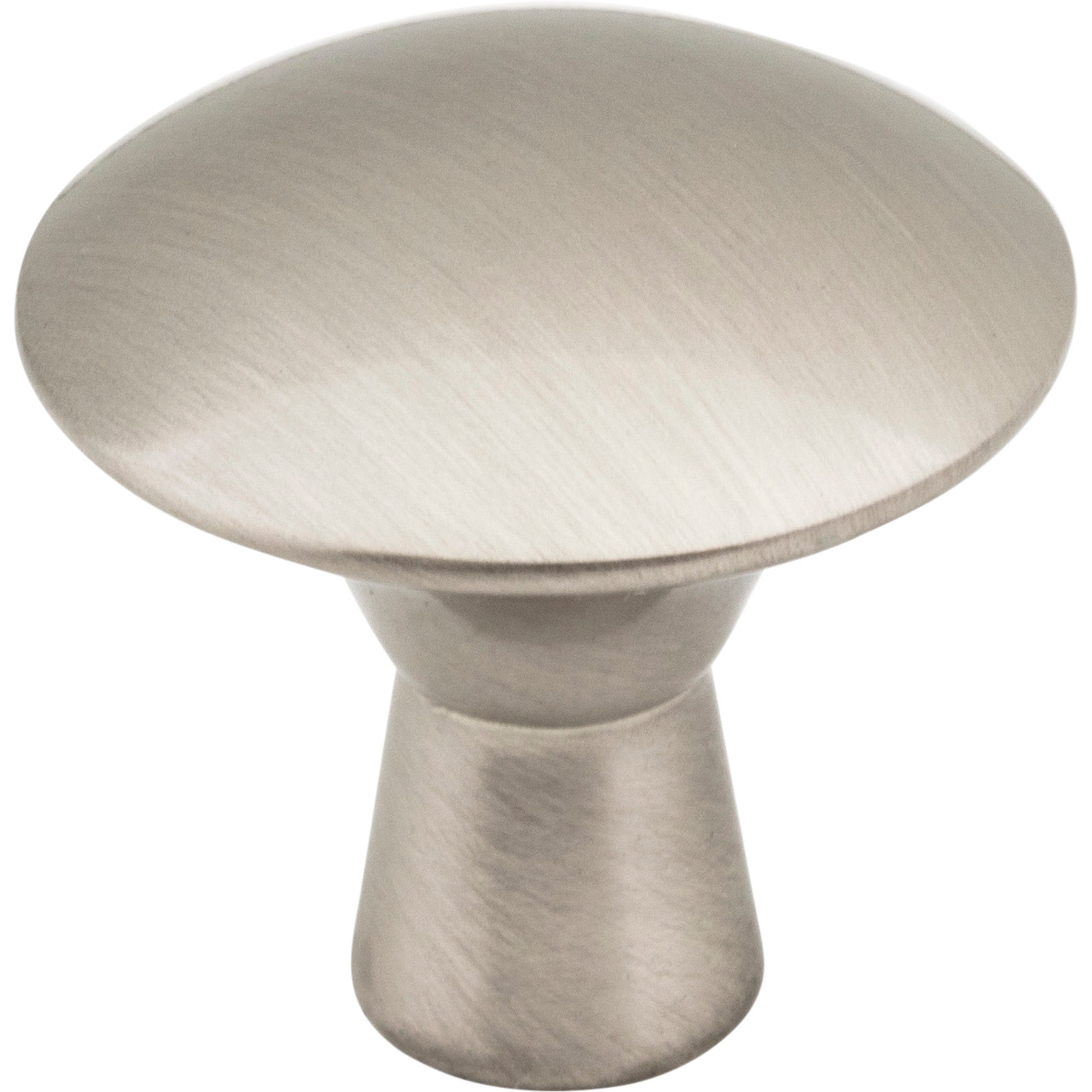 Zachary Cabinet Mushroom Knob by Elements - Satin Nickel