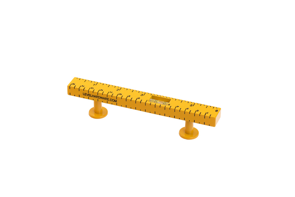 Level Pull by Lew's Hardware - 3" - Builders' Yellow - New York Hardware