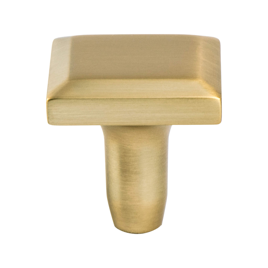 Modern Brushed Gold - 1-3/16" - Metro Knob by Berenson - New York Hardware
