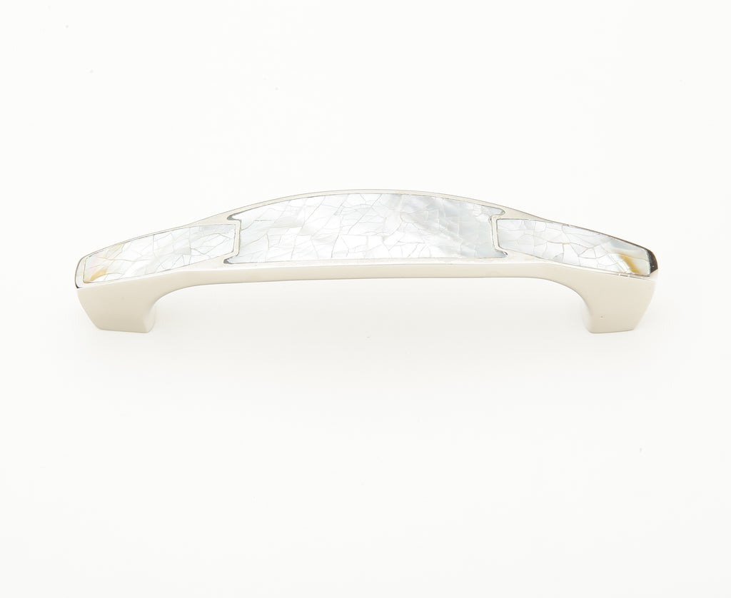 Mother of Pearl Pull by Schaub - Polished Nickel - New York Hardware