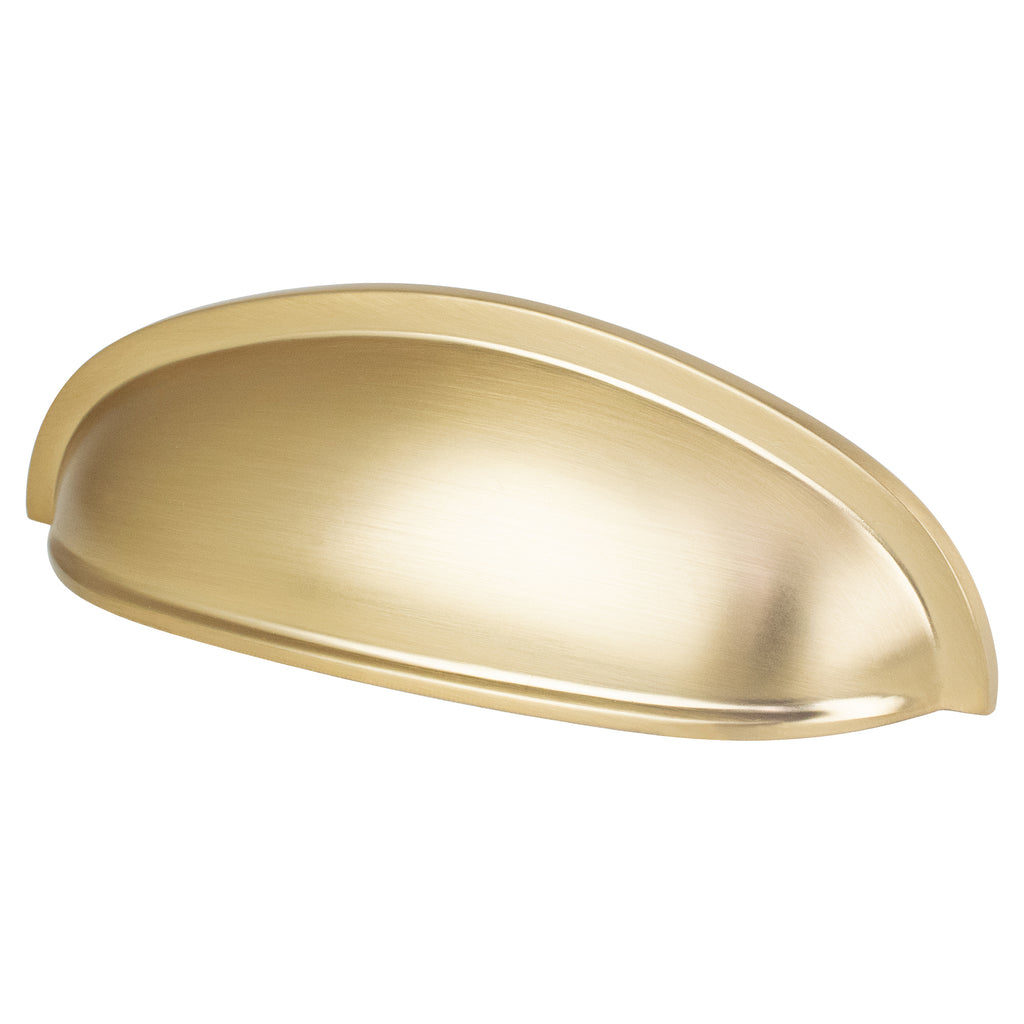 Modern Brushed Gold - 3" - Berenson Cup Pulls Cup Pull by Berenson - New York Hardware