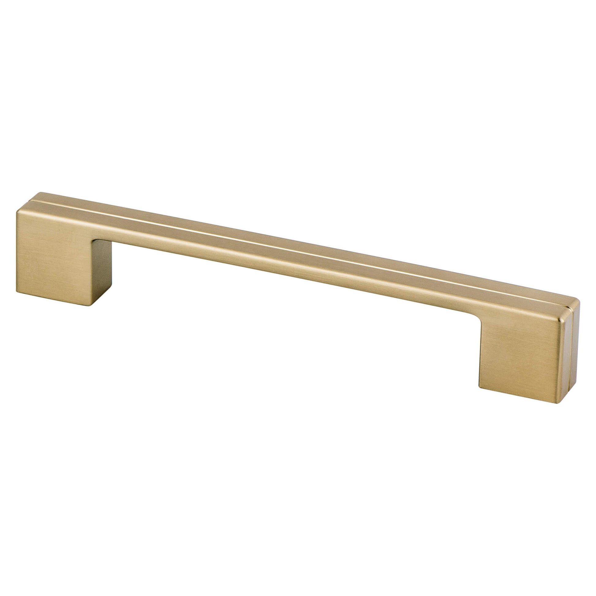 Modern Brushed Gold - 160mm - Skyline Pull by Berenson - New York Hardware