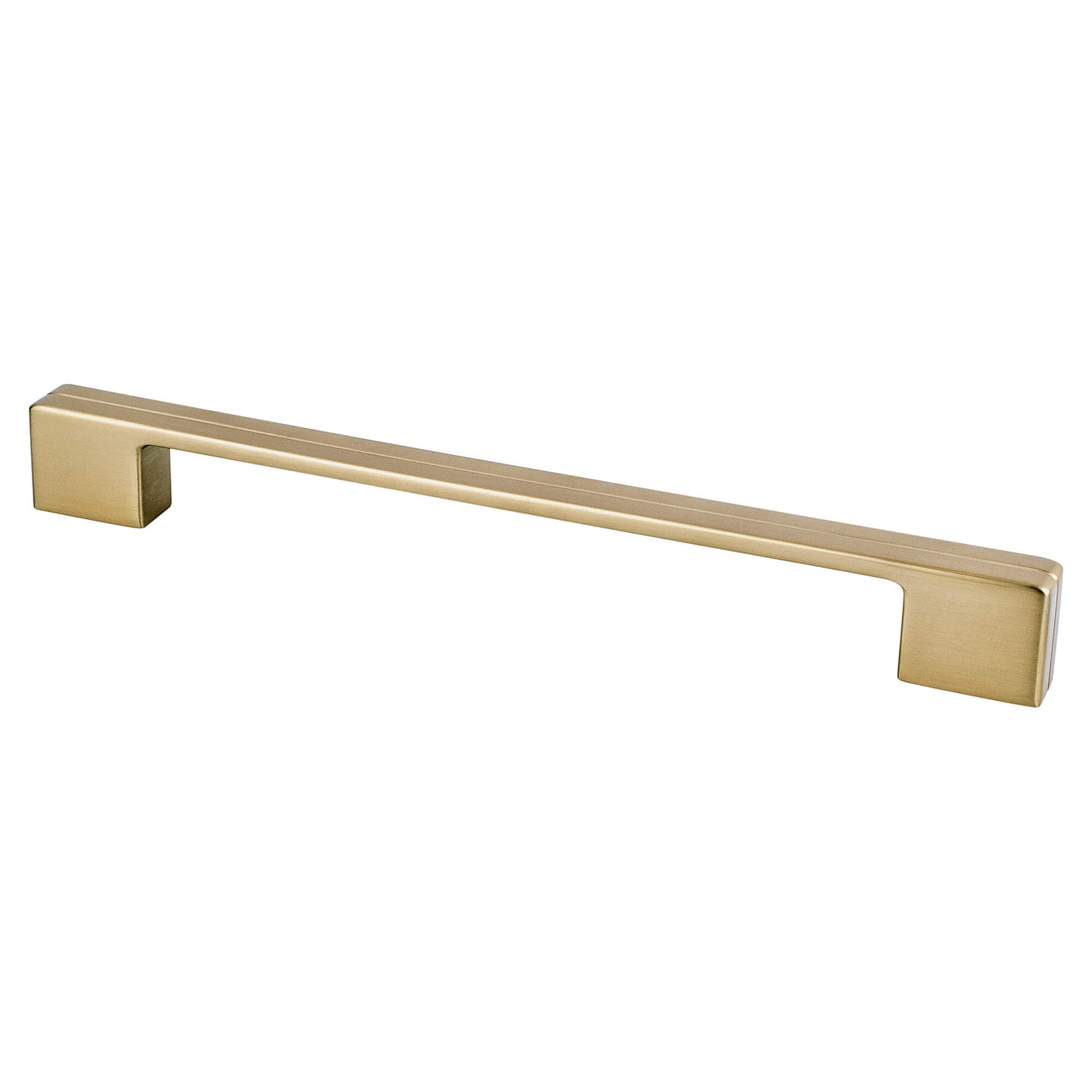 Modern Brushed Gold - 224mm - Skyline Pull by Berenson - New York Hardware