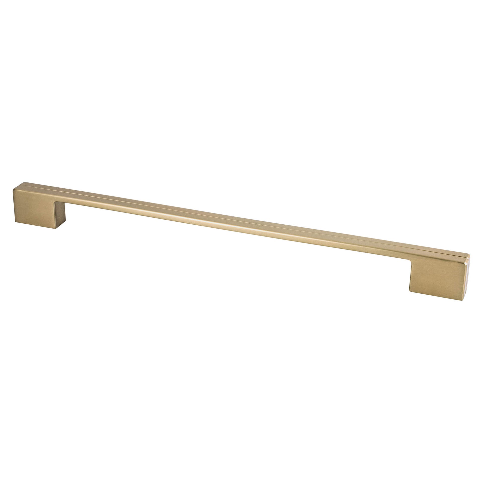 Modern Brushed Gold - 320mm - Skyline Pull by Berenson - New York Hardware