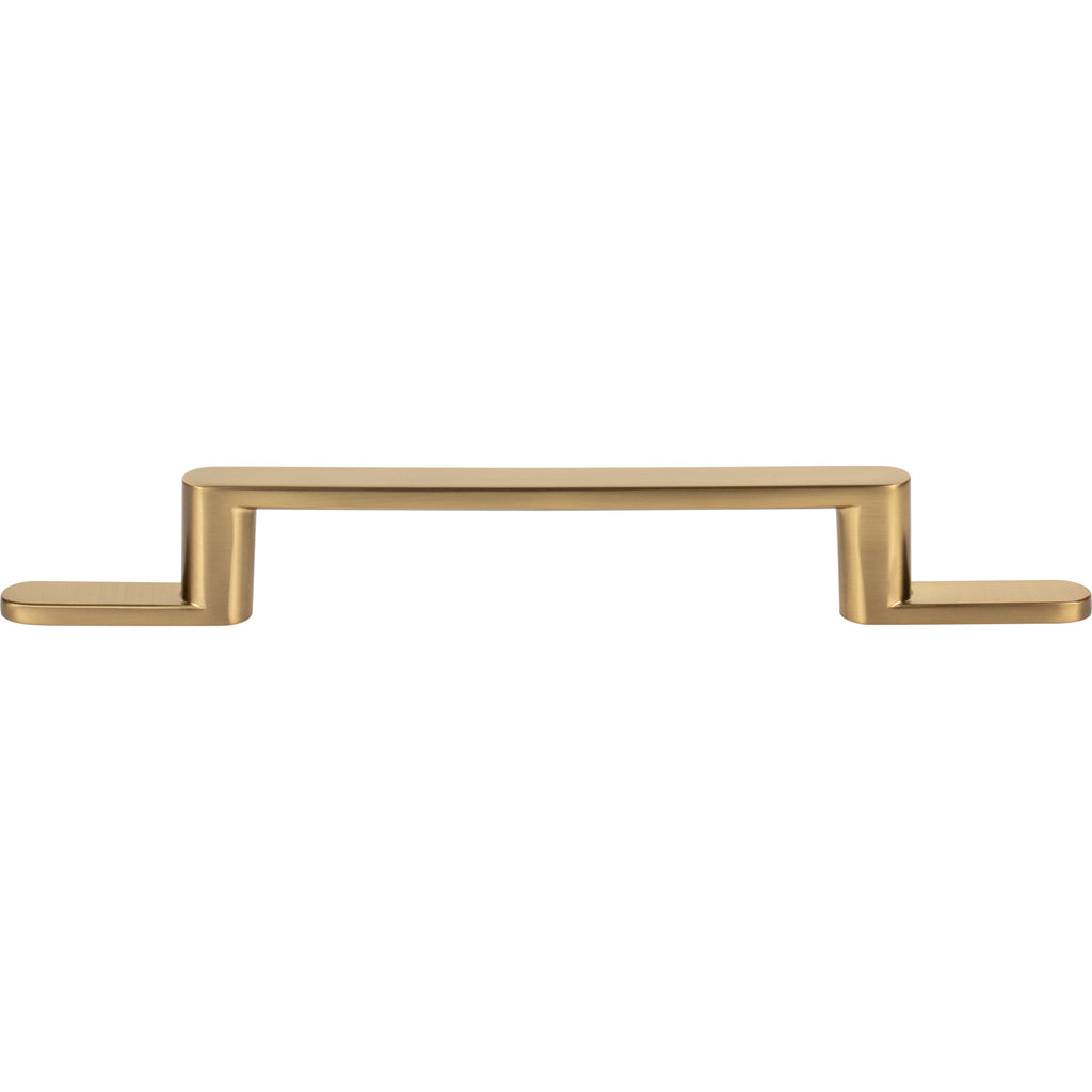 Alaire Pull by Atlas - 5-1/16" - Warm Brass - New York Hardware