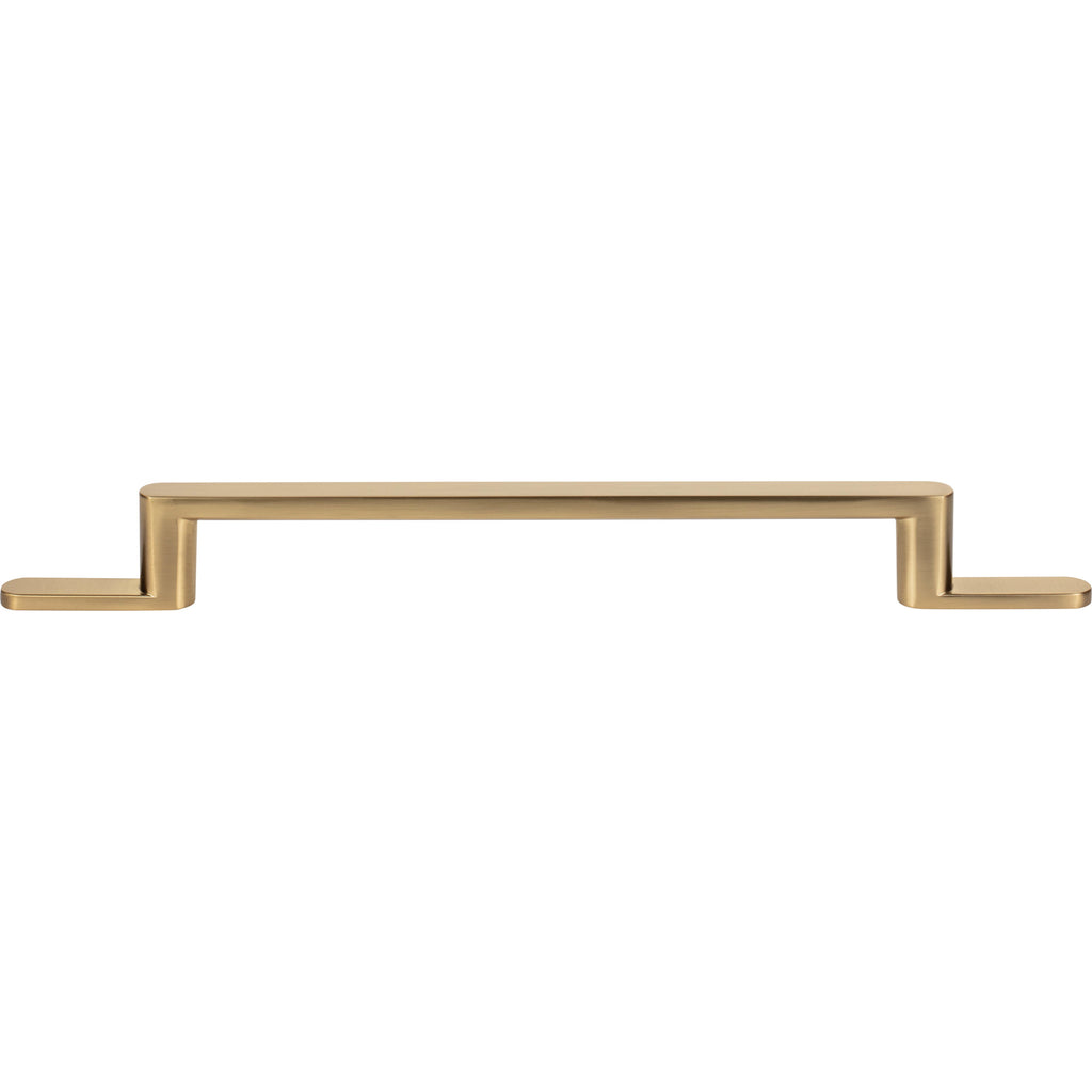 Alaire Pull by Atlas - 7-9/16" - Warm Brass - New York Hardware