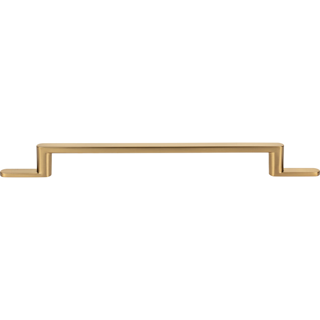 Alaire Pull by Atlas - 8-13/16" - Warm Brass - New York Hardware