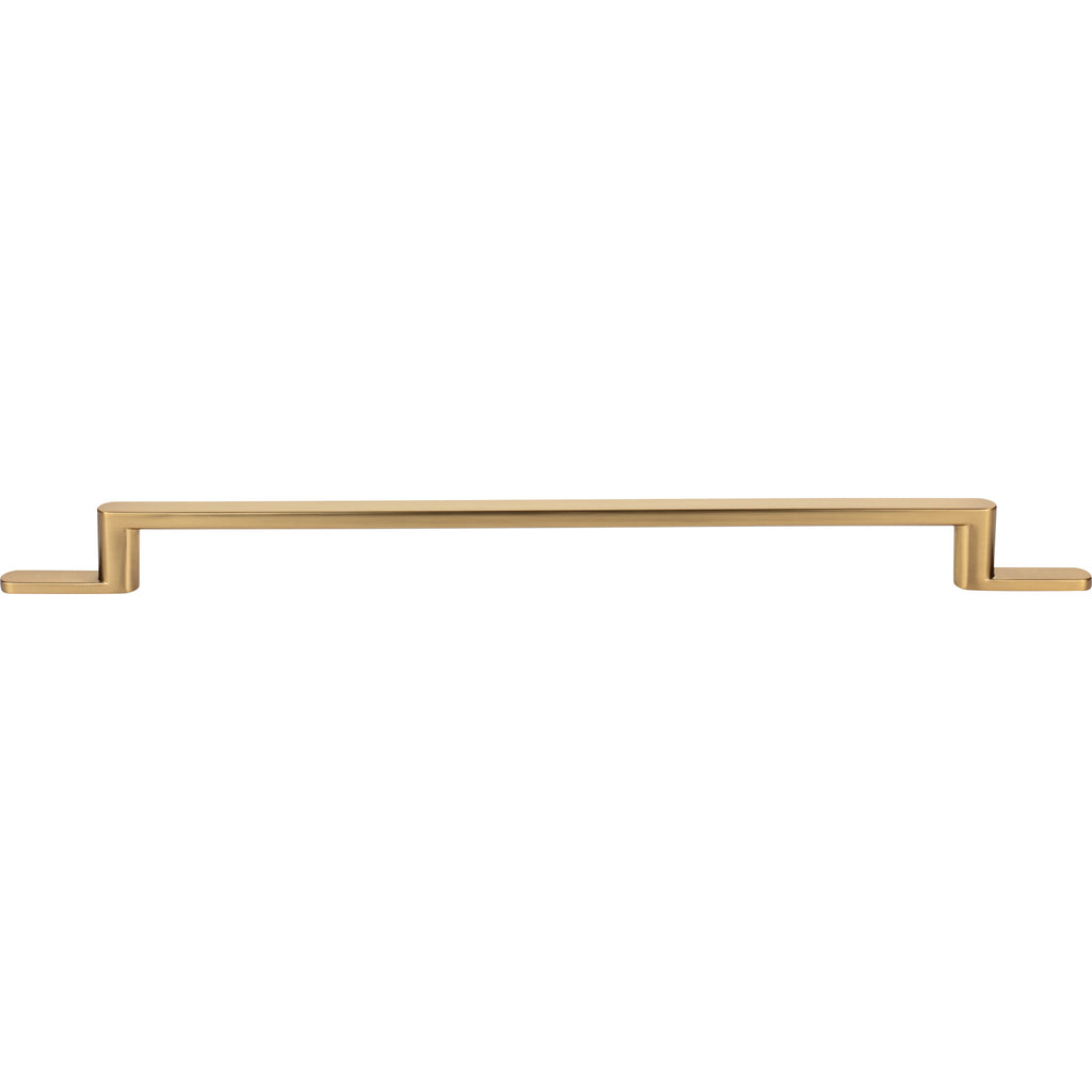 Alaire Pull by Atlas - 12" - Warm Brass - New York Hardware