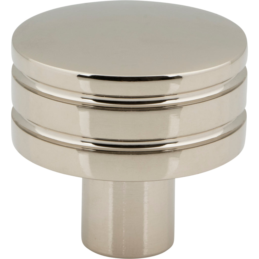 Griffith Knob by Atlas - 1-1/4" - Polished Nickel - New York Hardware