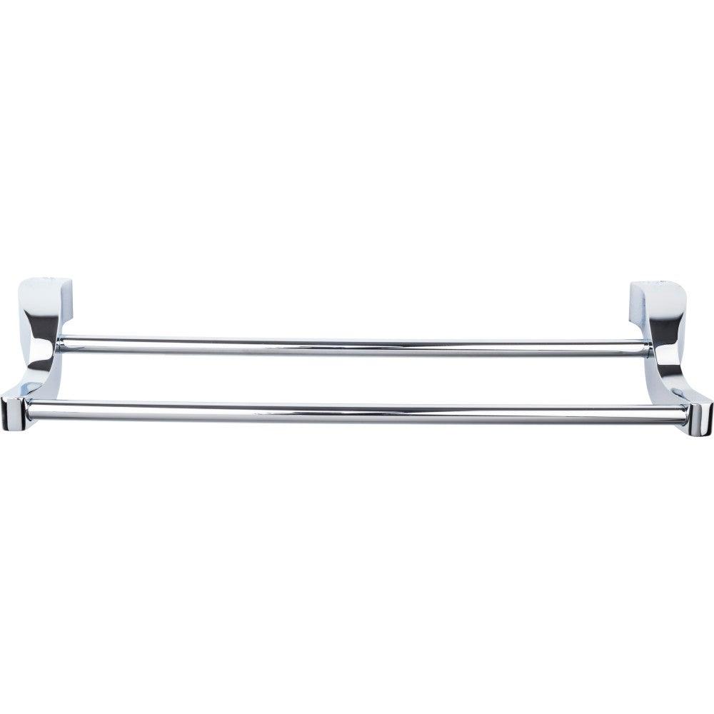 Aqua Bath 30" Double Towel Rod - Polished Chrome - New York Hardware