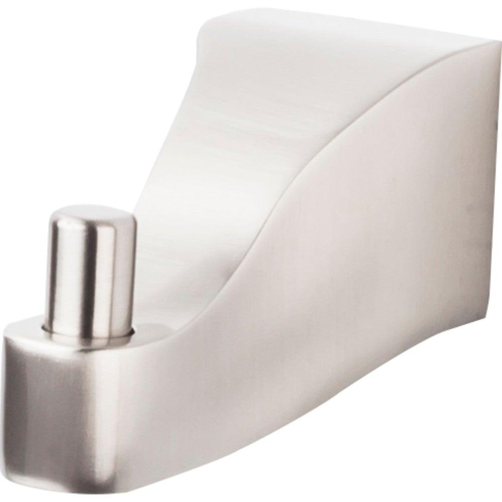 Aqua Bath Single Hook - Brushed Satin Nickel - New York Hardware
