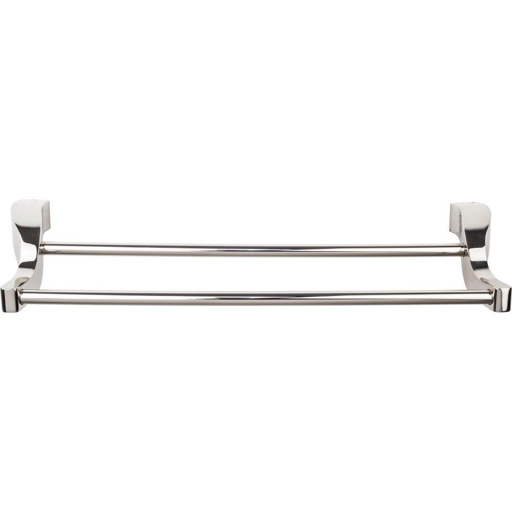 Aqua Bath 24" Double Towel Rod - Polished Nickel - New York Hardware