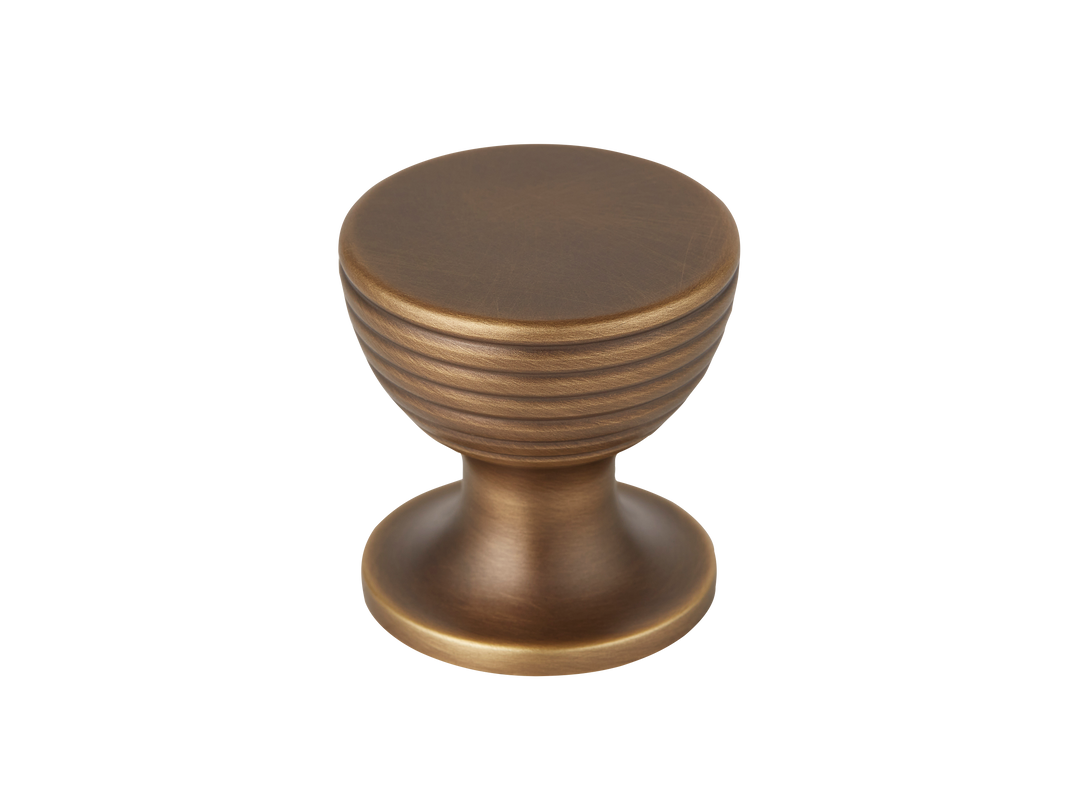 Aston Cabinet Knob by Armac Martin - 32mm - Satin Nickel Plate