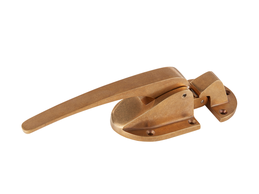 Bakes Flush Latch by Armac Martin - 180mm - Burnished Brass