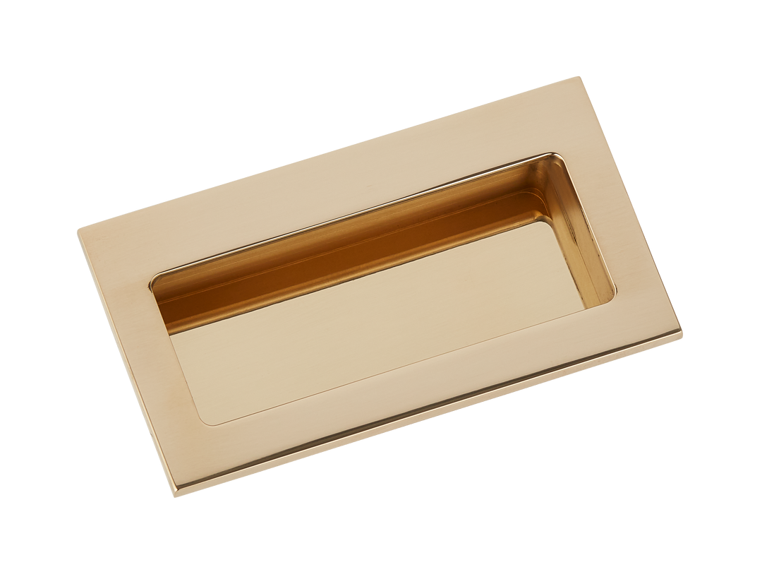 Bartley Flush Pull by Armac Martin - 100mm - Satin Nickel Plate