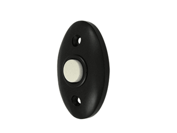 Standard Bell Button - Black - New York Hardware Online