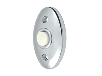 Standard Bell Button - Polished Chrome - New York Hardware Online