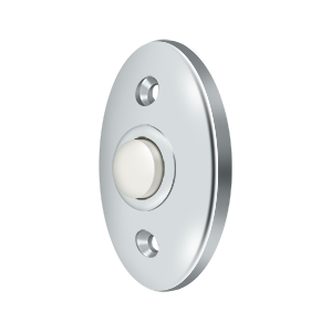 Standard Door Bell Button by Deltana -  - Polished Chrome - New York Hardware