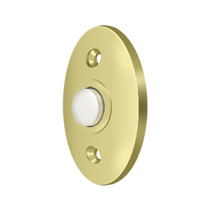 Standard Door Bell Button by Deltana -  - Polished Brass - New York Hardware