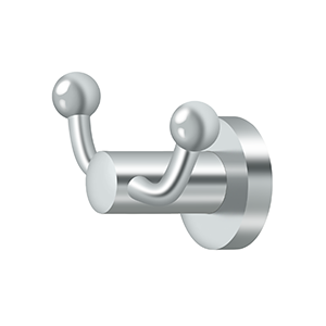 BBN Series Double Robe Hook by Deltana -  - Polished Chrome - New York Hardware