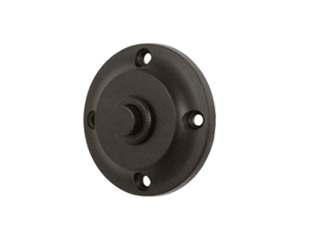 Round Contemporary Bell Button - Oil Rubbed Bronze - New York Hardware Online