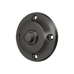 Round Contemporary Bell Button by Deltana -  - Oil Rubbed Bronze - New York Hardware