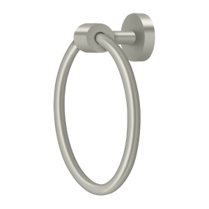 BBS Series Towel Ring by Deltana -  - Brushed Nickel - New York Hardware
