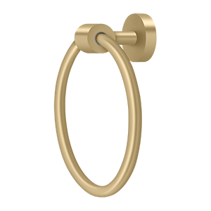BBS Series Towel Ring by Deltana -  - Brushed Brass - New York Hardware