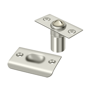 Ball Catch by Deltana -  - Polished Nickel - New York Hardware