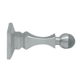 3 1/2" Baseboard Door Bumper, Solid Brass - New York Hardware Online